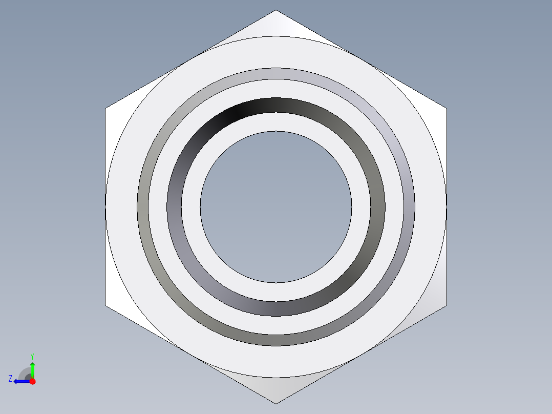 卡套式工业通用硬管接头EO_Swivel_connector_GAI15LR71X右视图