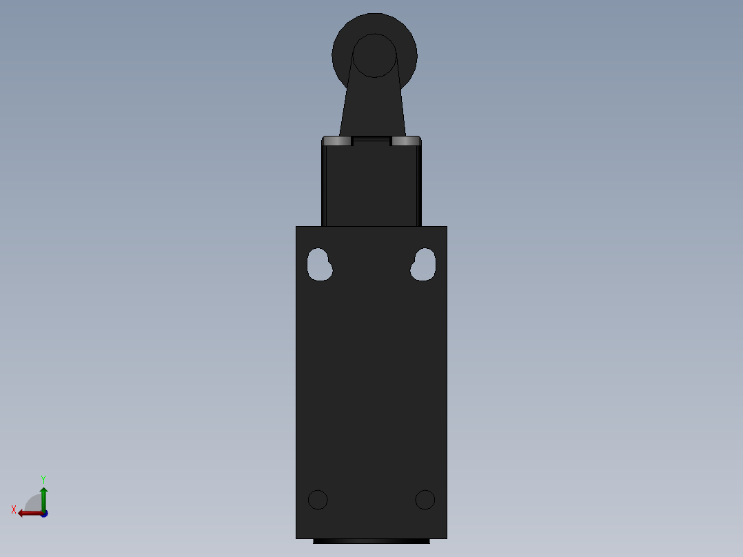 行程开关后视图