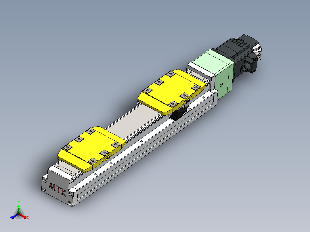 GTH内嵌丝杆全封闭GTH8S-BC-200W