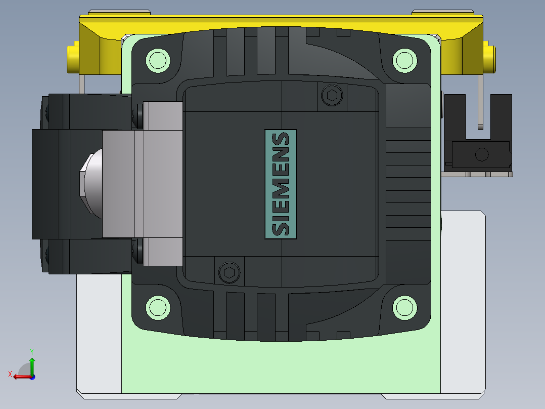 GTH内嵌丝杆全封闭GTH8S-BC-200W后视图