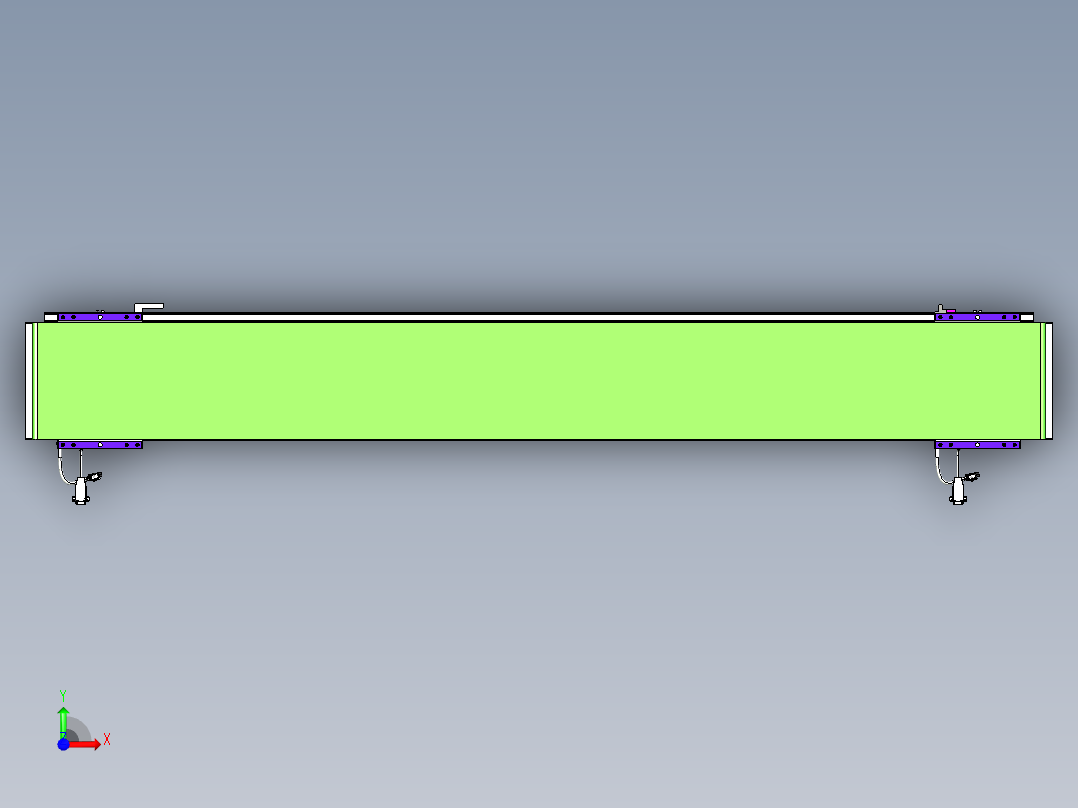 威洛博VL系列直线电机模组-2VL22H2-S1450前视图