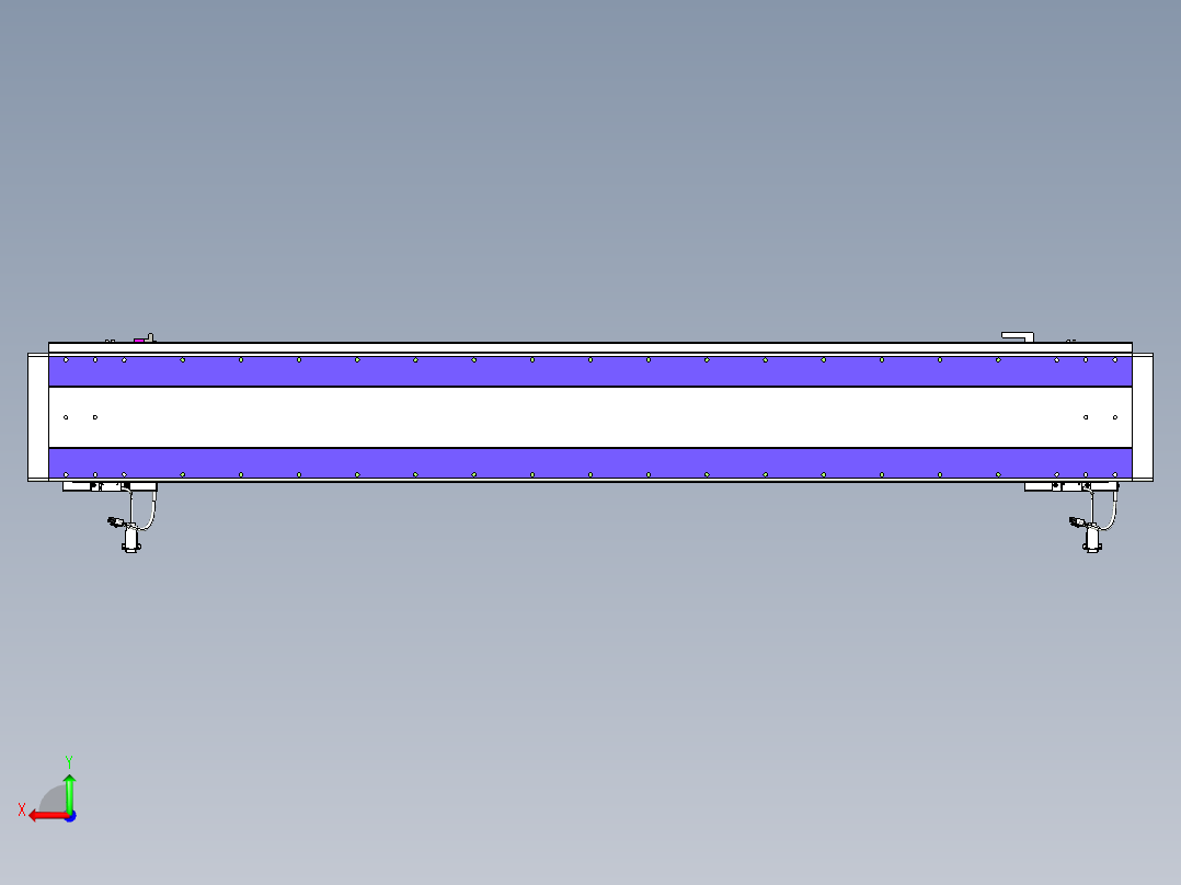 威洛博VL系列直线电机模组-2VL22H2-S1450后视图