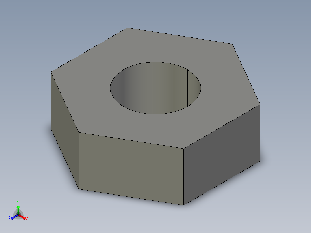 基恩士FU-35FGnut_kc图纸模型正等轴测图