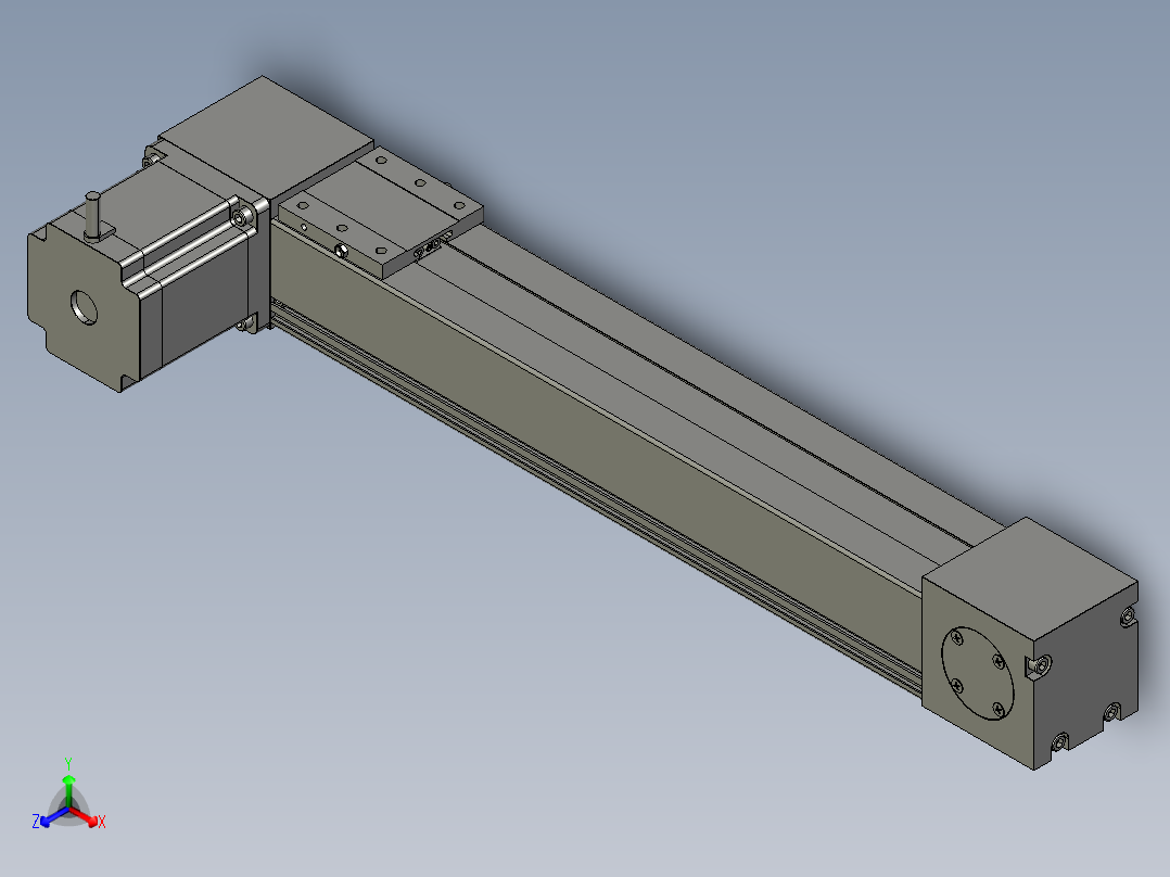 模组FBL80E400-L正等轴测图
