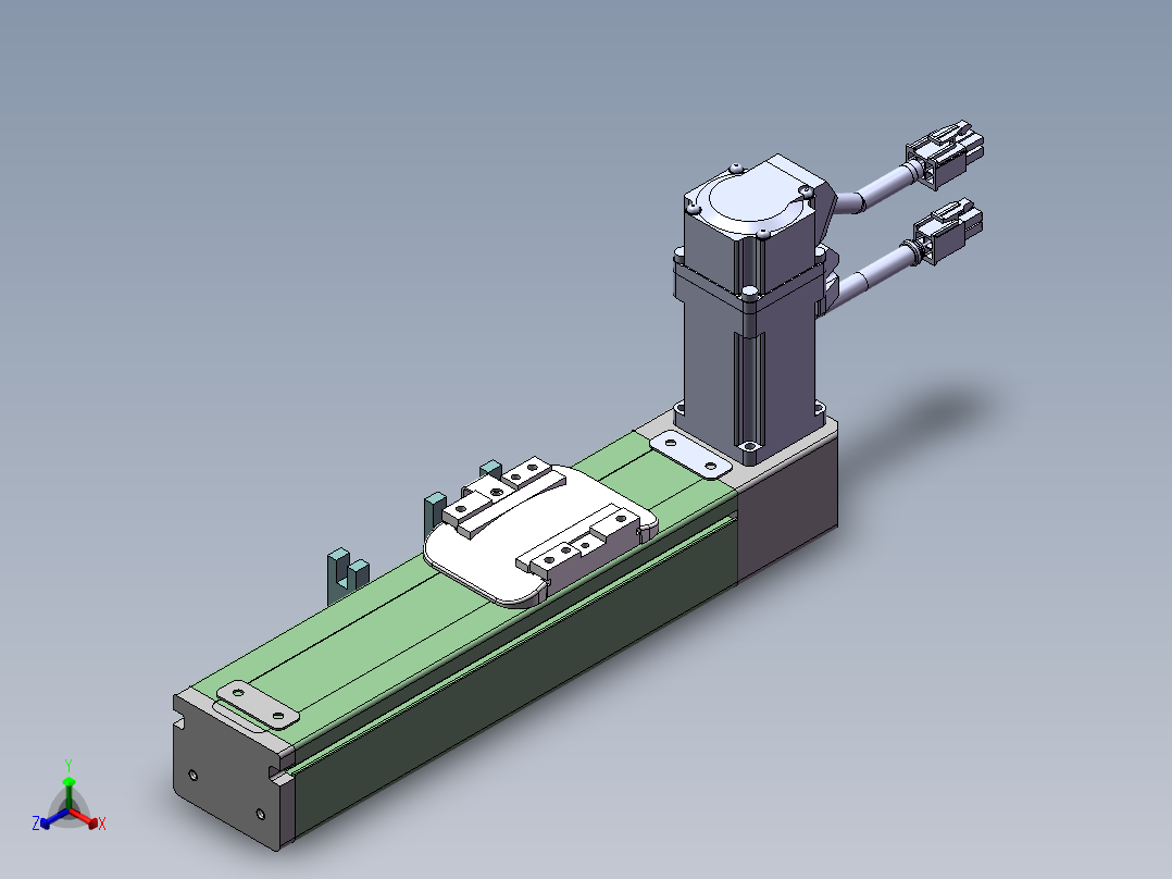 MCB同步带全封闭MCB5-BW-P100W正等轴测图