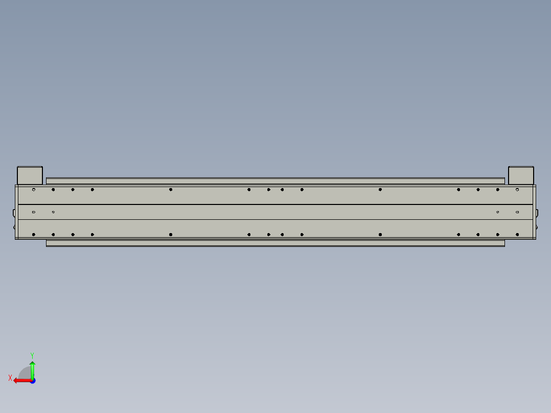 威洛博双电机滑台-VBC14S2-L50-S750-BU-P40-C6后视图
