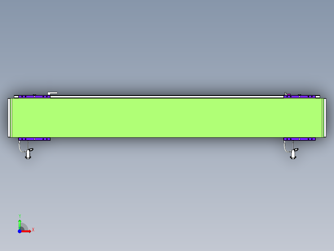 威洛博VL系列3d模型模组2VL22H2Y-S1300前视图