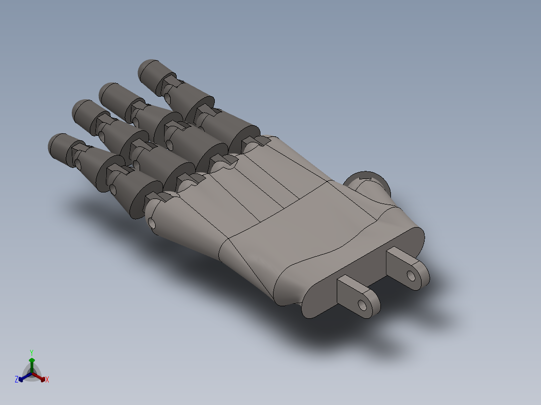 仿生机械手 (14)正等轴测图