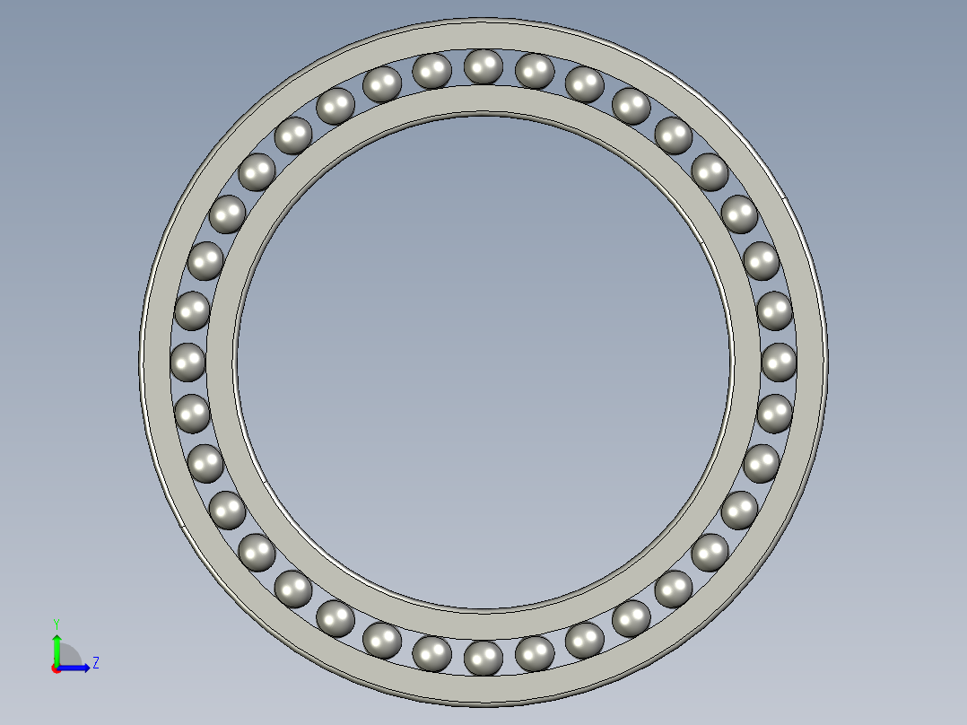 深沟球轴承61960左视图
