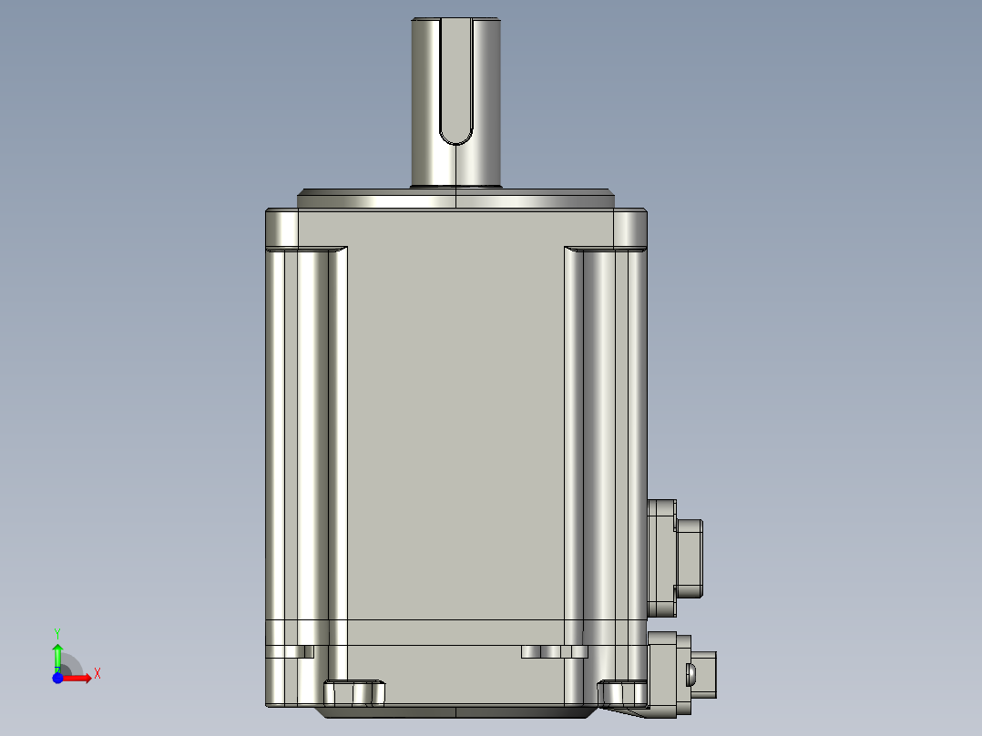 电机MS6H-60CN30B3-20P4-S.STEP前视图