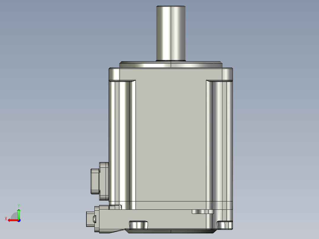 电机MS6H-60CN30B3-20P4-S.STEP后视图
