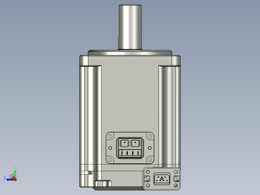 电机MS6H-60CN30B3-20P4-S.STEP右视图