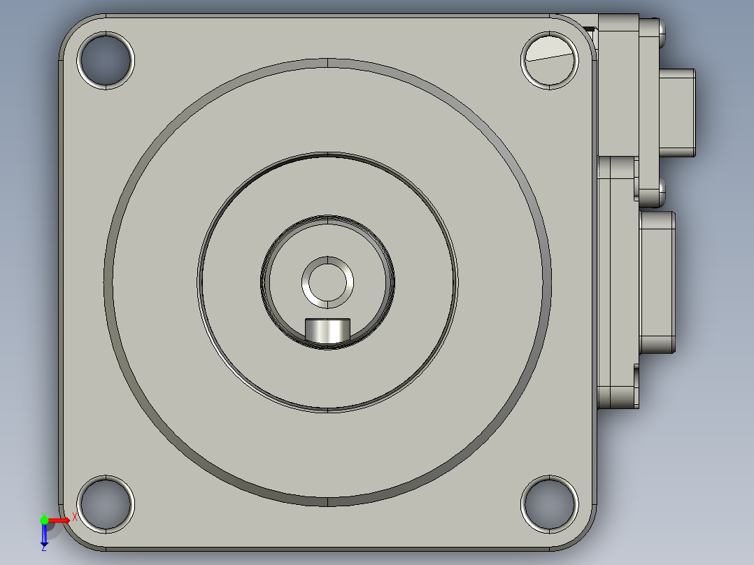 电机MS6H-60CN30B3-20P4-S.STEP俯视图