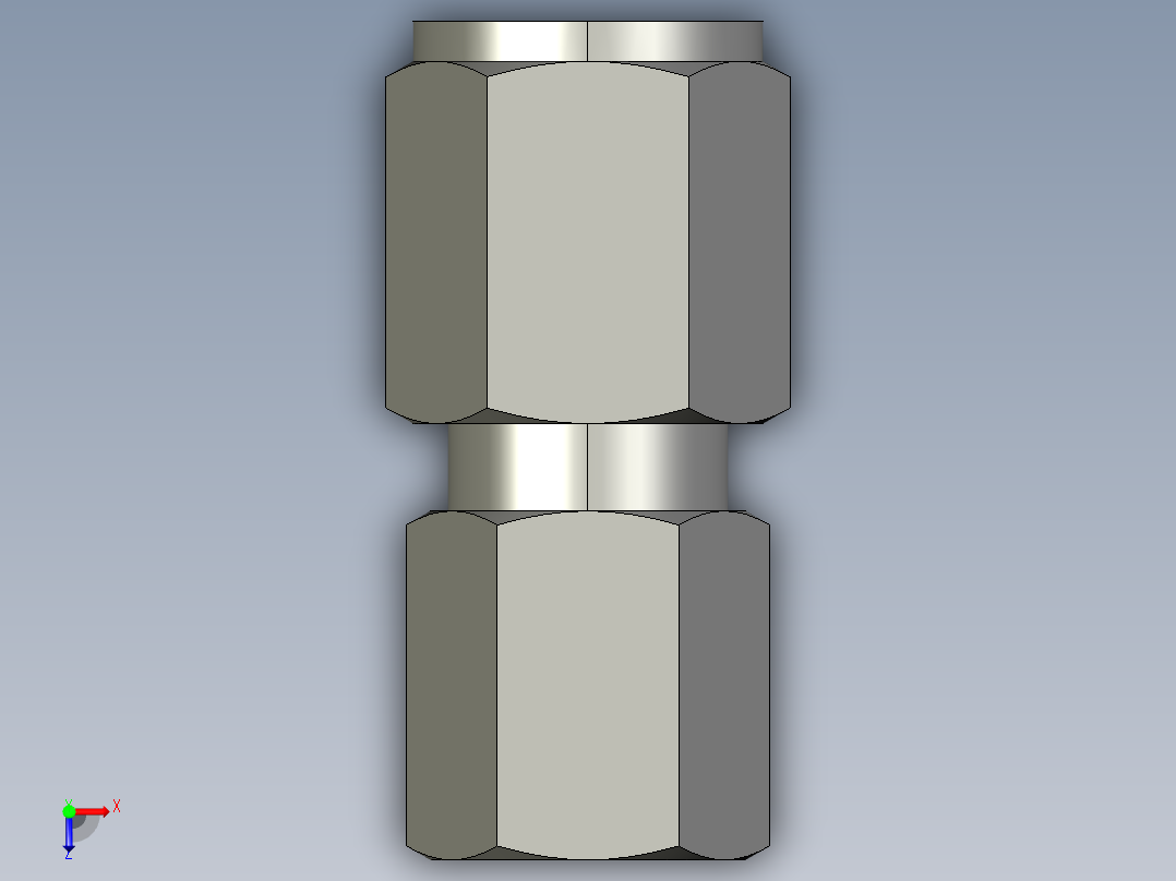 卡套式工业通用硬管接头5_gbu-s俯视图