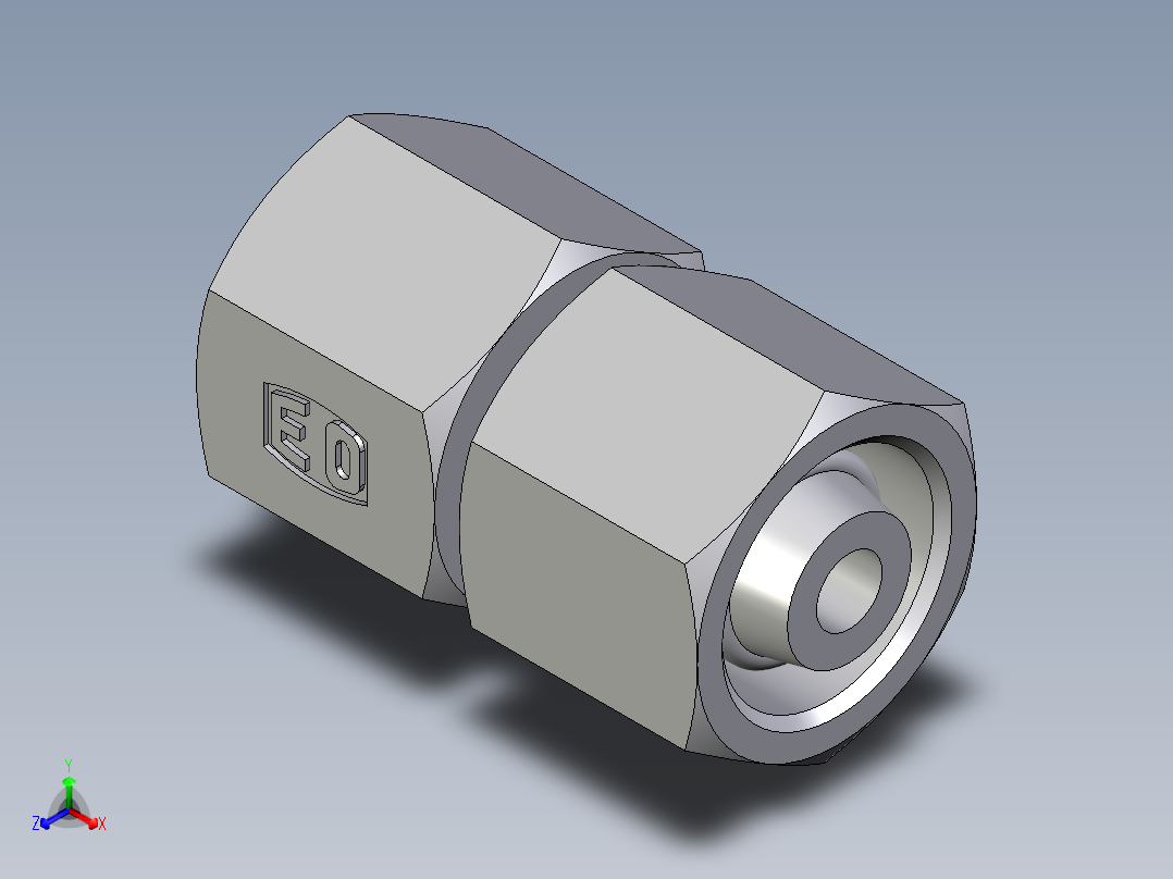 卡套式工业通用硬管接头EO_Swivel_union_GZ08LCF