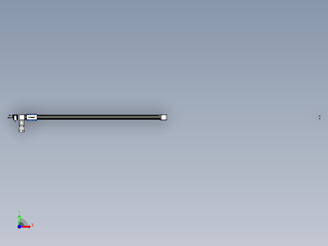 威洛博LB.GB同步带传动--欧规系列GB8-L192-S2150-BL-P75-K前视图