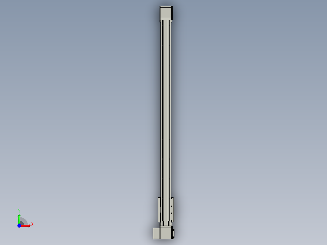 欧规系列-GB8-L96-S1300-BLU-P40-MS3前视图