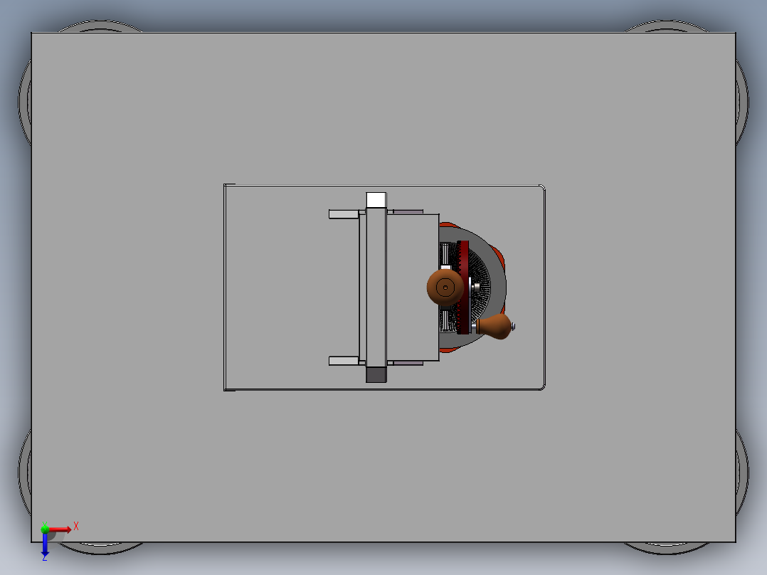 药品检测用过滤装置俯视图