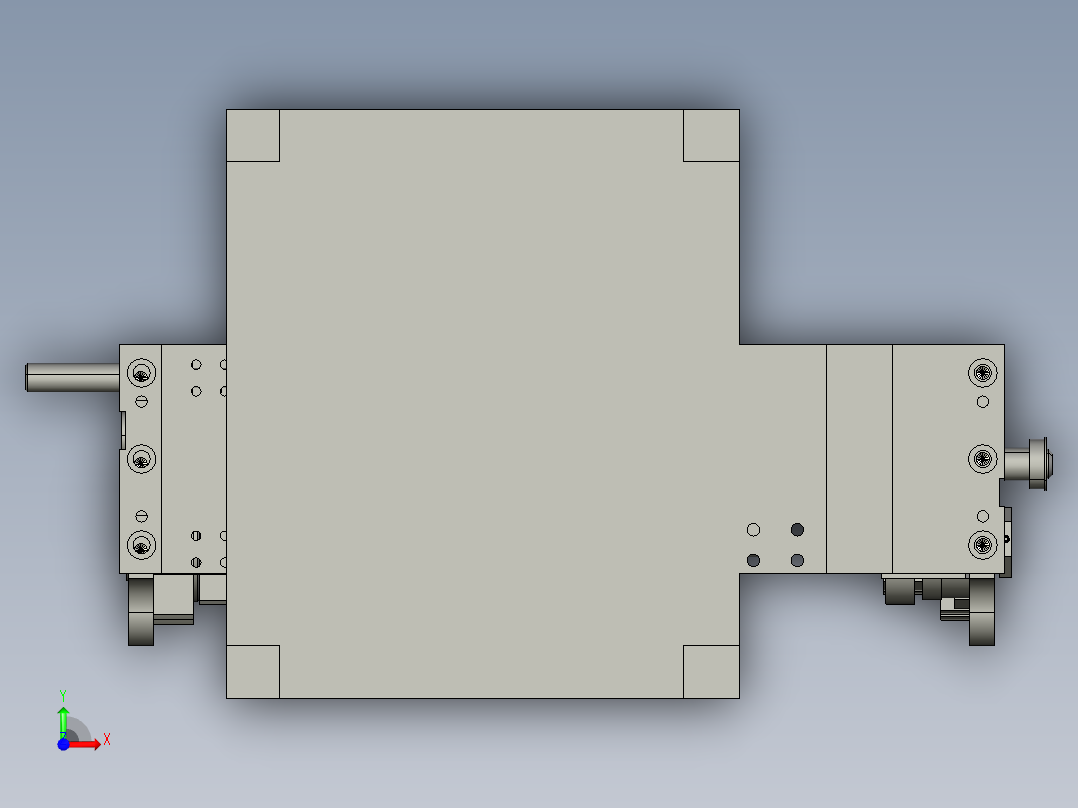 小型雕刻机前视图