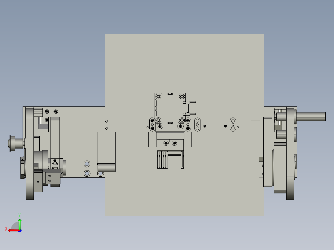 小型雕刻机后视图