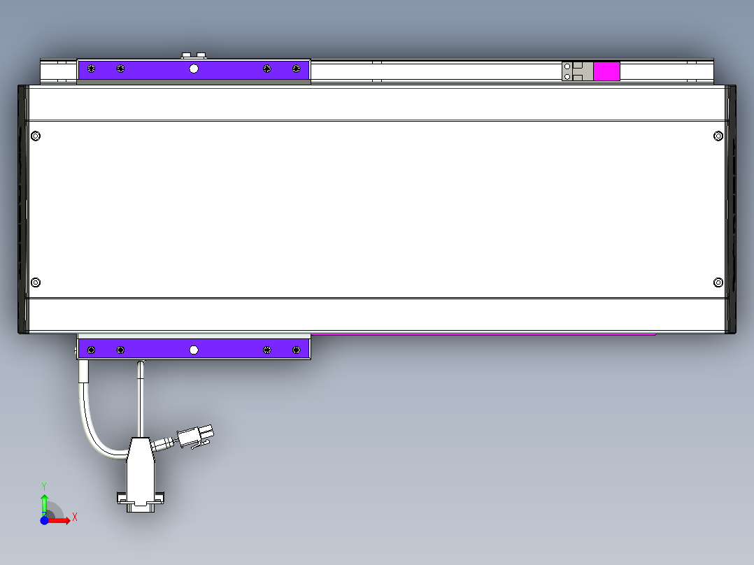 威洛博VL系列直线电机模组-VL17E2-S250前视图