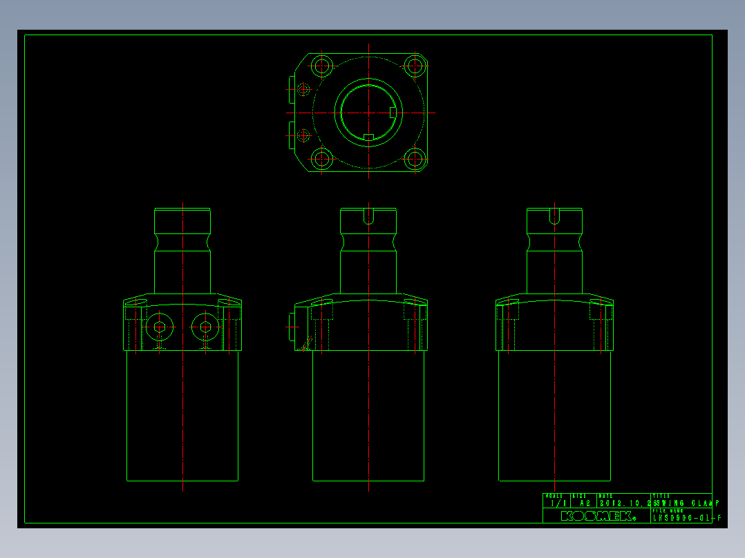 LHS0900-CL-F多系列多零件图纸模型