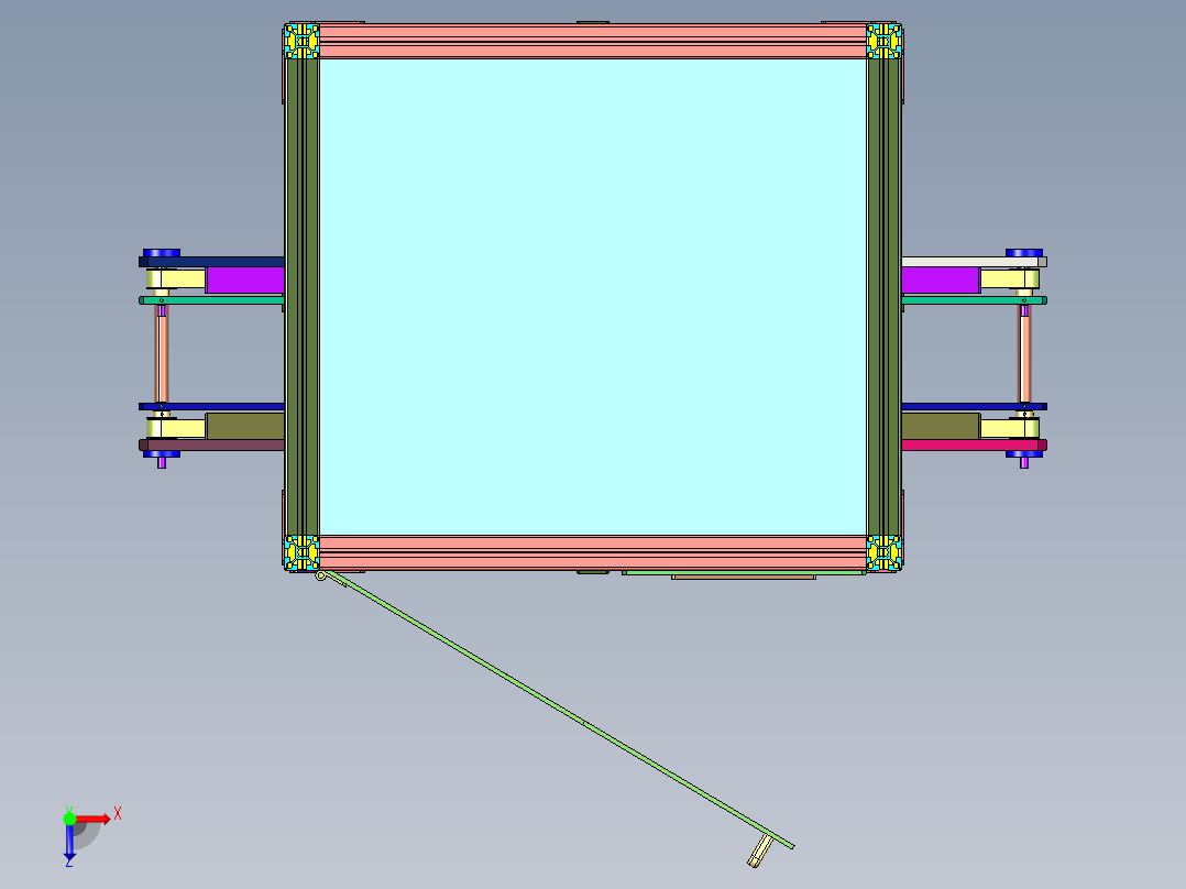 基于机器视觉的印刷电路板缺陷检测系统俯视图
