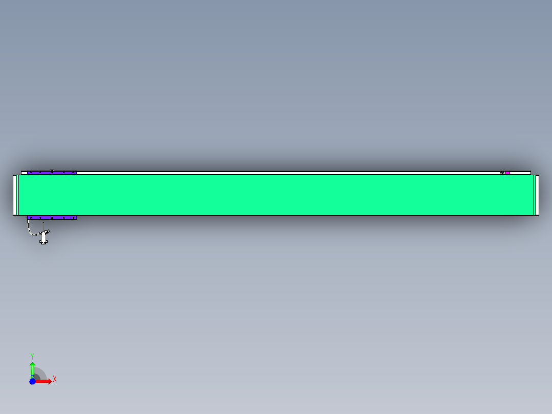 威洛博VL系列直线电机模组-VL17E3-S1900前视图
