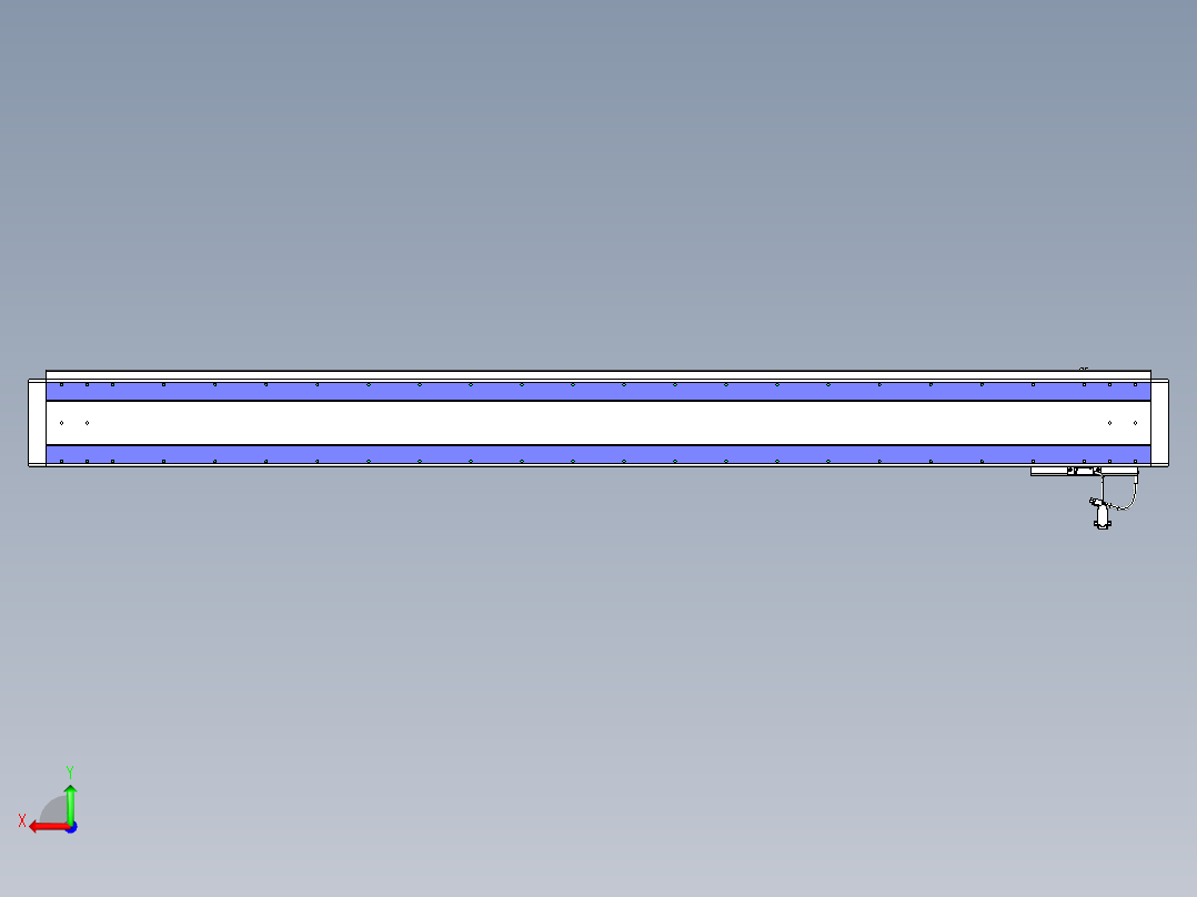 威洛博VL系列直线电机模组-VL17E3-S1900后视图