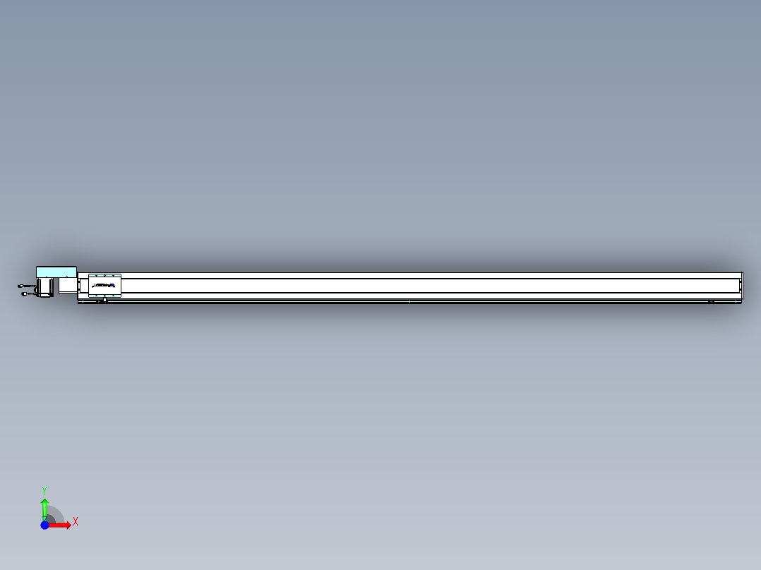 威洛博VBC同步带传动一无尘环境VBC14-L45-S3000-BR-ZP75-C3前视图