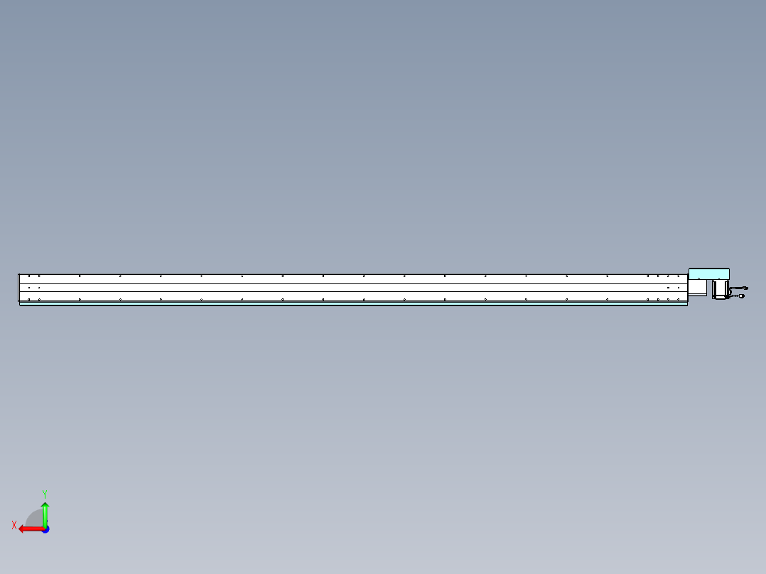 威洛博VBC同步带传动一无尘环境VBC14-L45-S3000-BR-ZP75-C3后视图