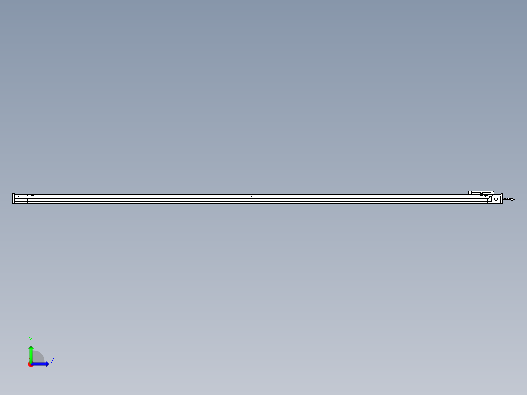 威洛博LB.GB同步带传动--欧规系列LB6A-L130-S2900-BL左视图