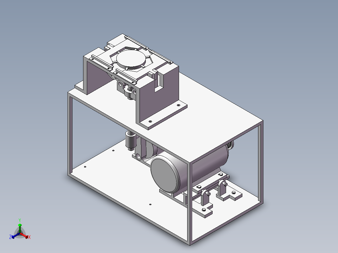 电磁炉磁芯装配机械手手爪曲柄滑块机构设计【含三维图】正等轴测图
