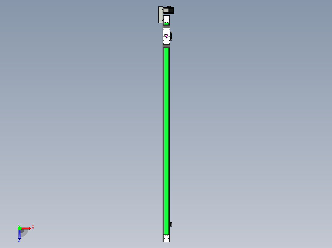 同步带滑台-欧规BC6H-L60-S1700-L-ZP40-D3俯视图