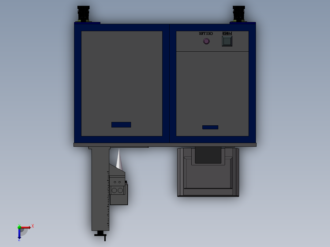 EP-12打标机(1)俯视图