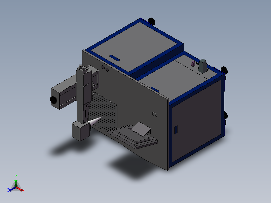 EP-12打标机(1)正等轴测图