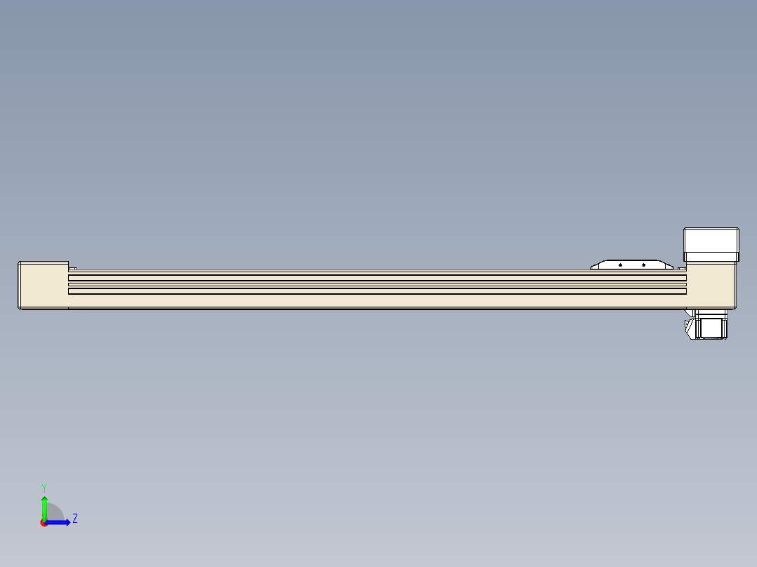 同步带全封闭直线模组TPA-HCB-65S-90-L600-MR-C-P10-N3左视图