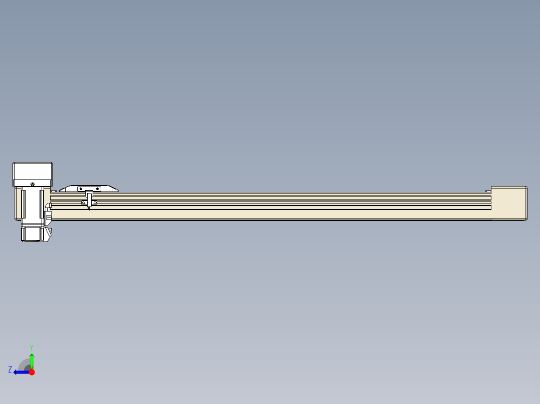 同步带全封闭直线模组TPA-HCB-65S-90-L600-MR-C-P10-N3右视图