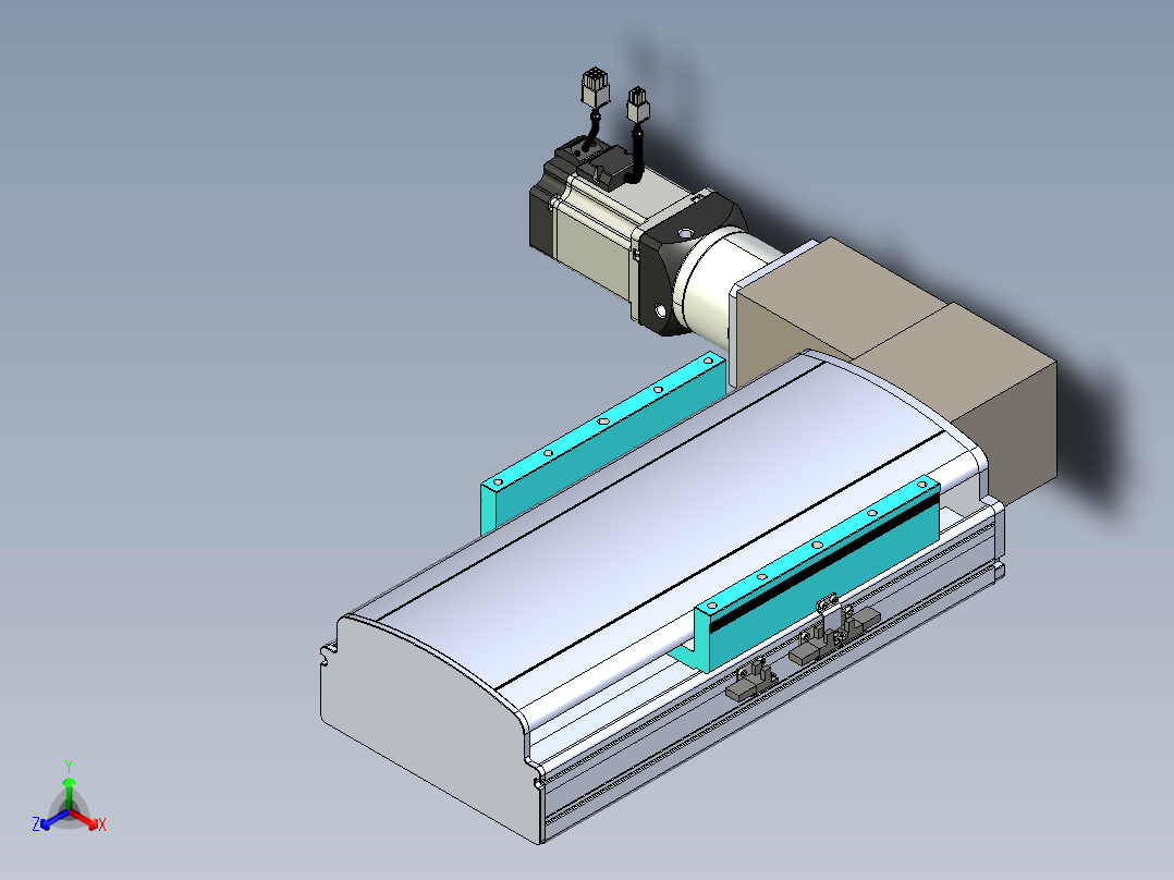 同步带滑台-半封闭B22-L100-C-S50-L-P75-D3-N5