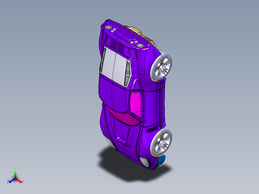 经典赛车 STP正等轴测图