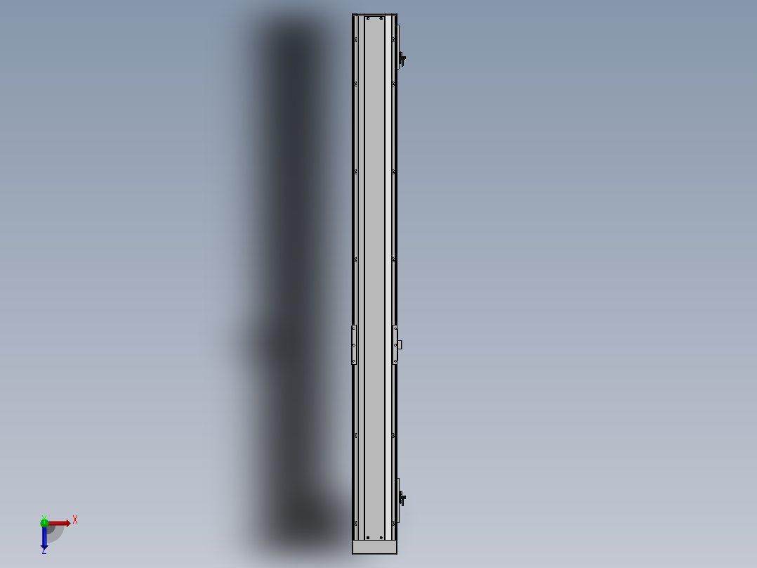 精密模组MY100-T10-1000L-BM-P20B-C4-C俯视图