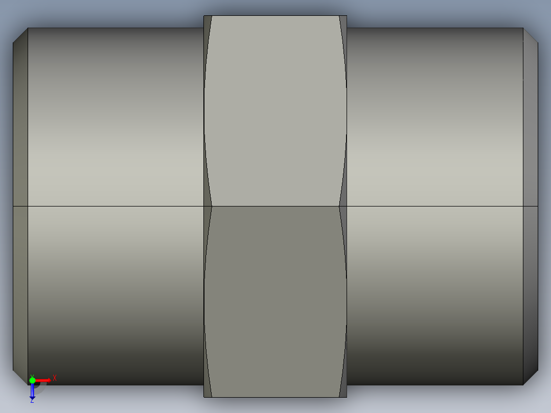 卡套式工业通用硬管接头EO Union G20SCFX俯视图