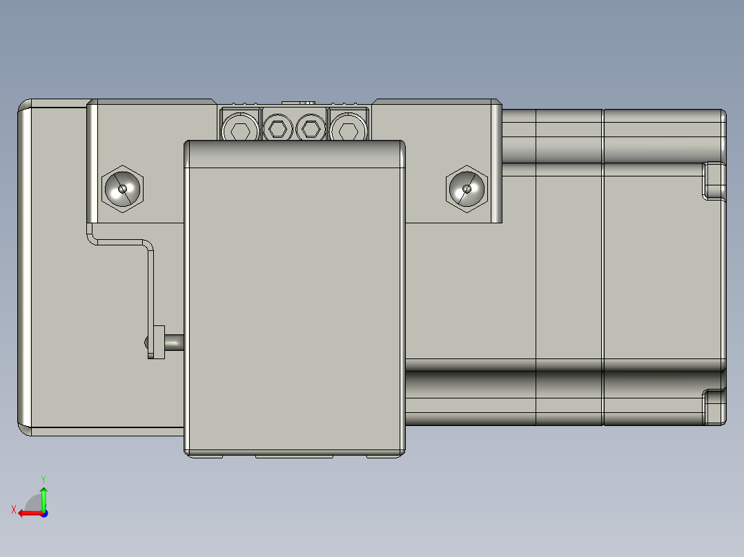 威洛博直线电机模组EB4-L40-S1100-BL-57-MS3后视图