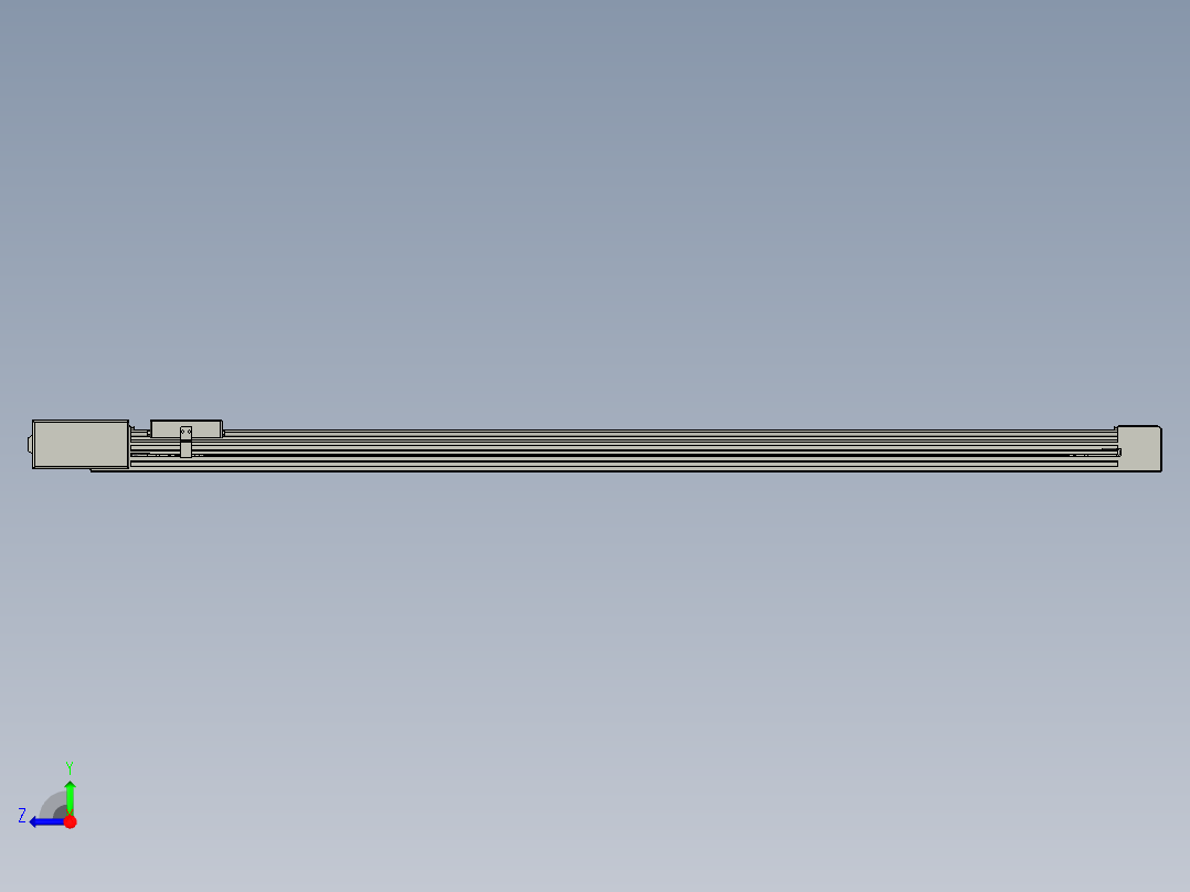 威洛博直线电机模组EB4-L40-S1100-BL-57-MS3右视图