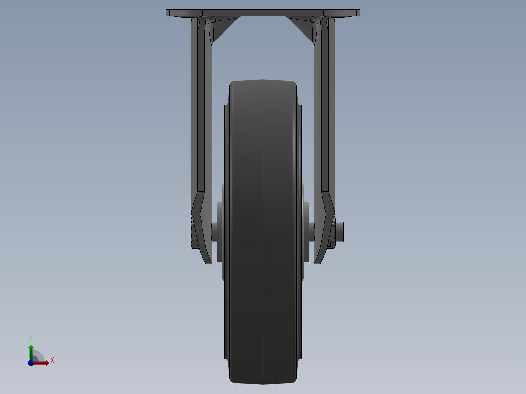 科顺脚轮Colson-3_00608_449前视图