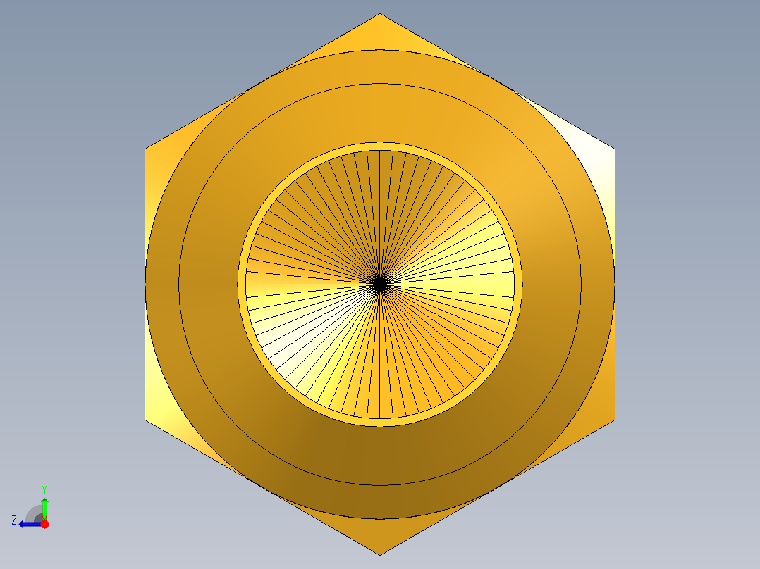 扩口式工业通用硬管接头Flared Seal Plug 639F-10右视图