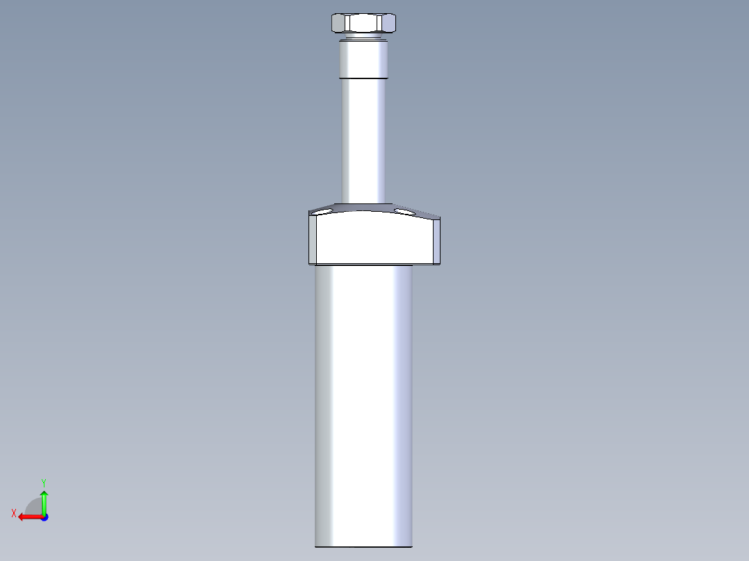 KOSMEKLHA0400-SR-Q40多系列多零件图纸模型后视图
