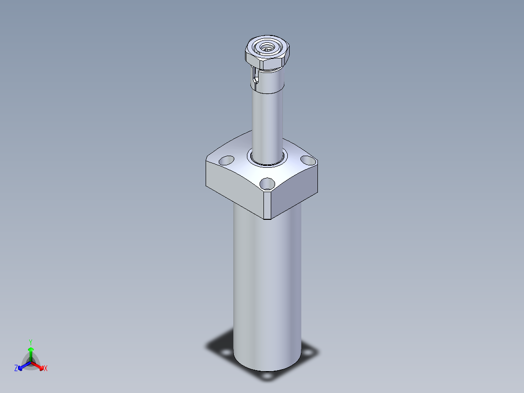 KOSMEKLHA0400-SR-Q40多系列多零件图纸模型正等轴测图