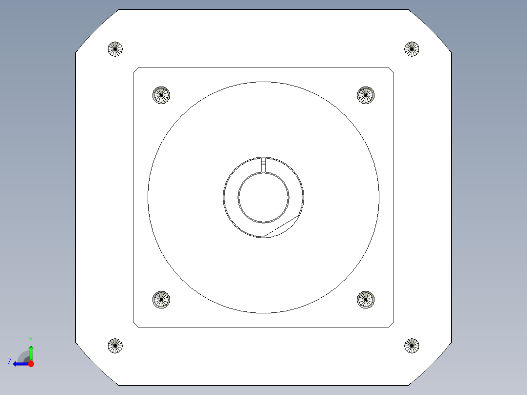 12米3x机器人滑块系统右视图