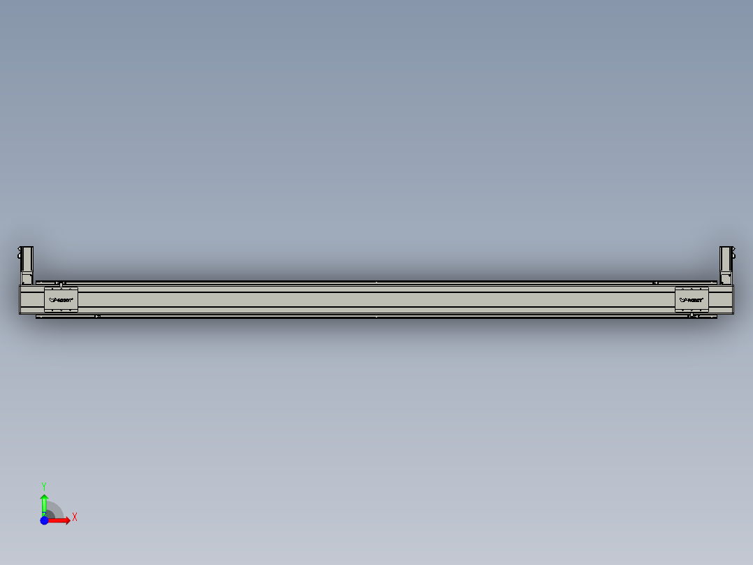 威洛博双电机滑台-VBC14S2-L100-S2800-BLR-P40-C6前视图